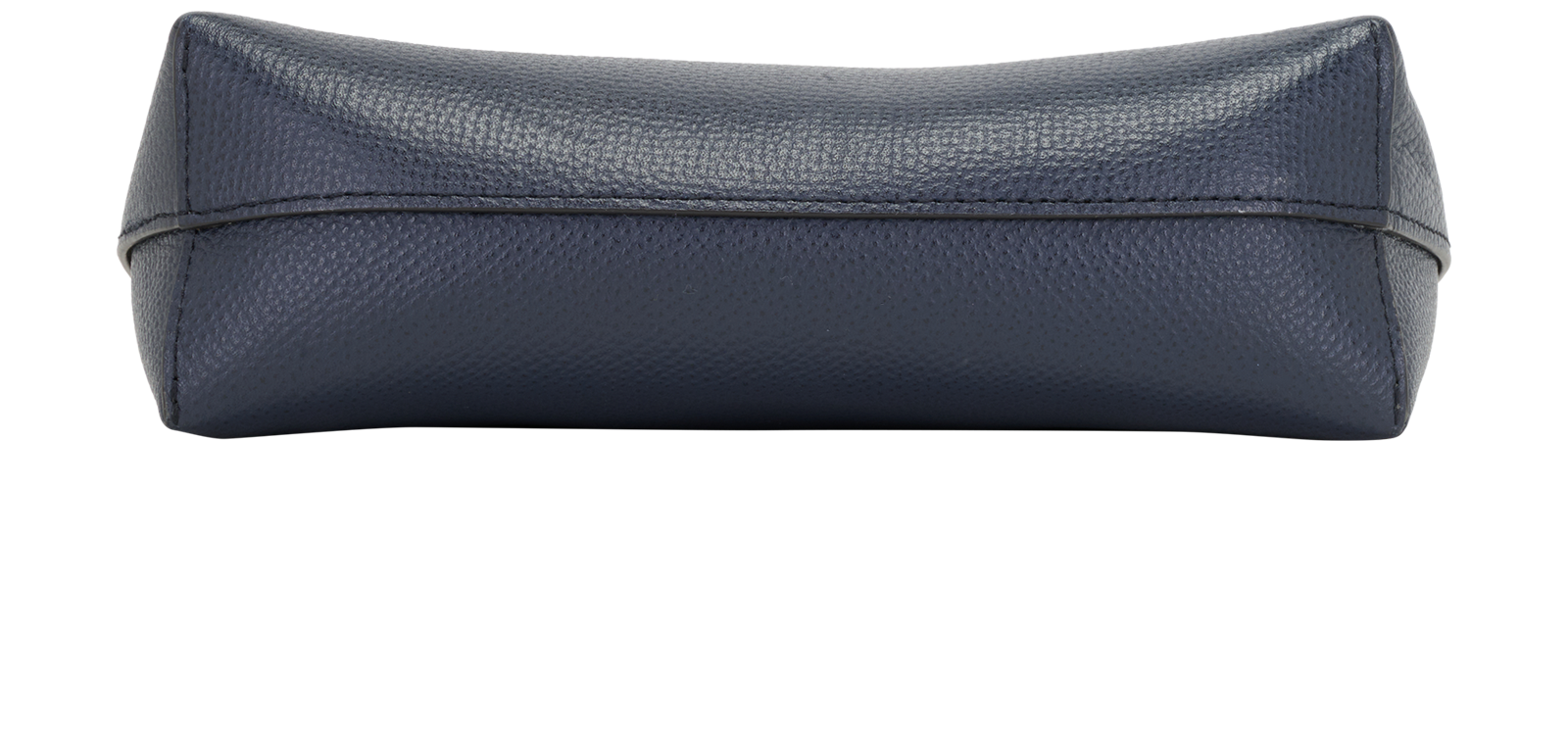 Mulberry Darley Cosmetic Pouch, &pound;175, Accessories, Navy, Leather, Top view